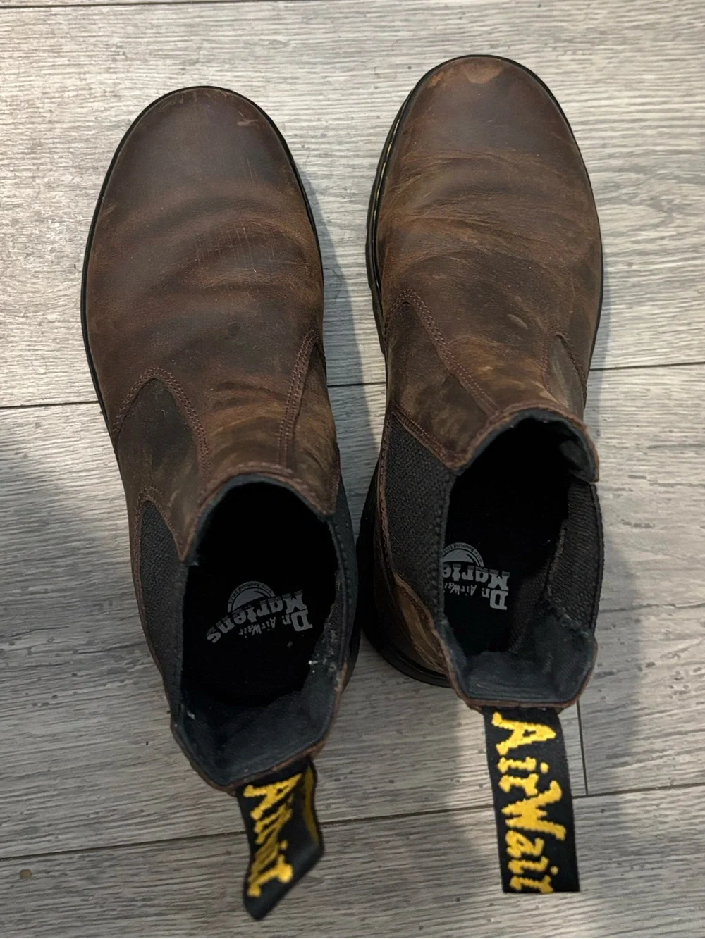 Dr. Martens Men's 7 Women’s 8 Brown Leather Chukka Boots